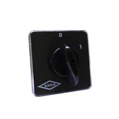 صفحه و دستگیره معمولی کلید گردان 25 آمپر کاوه