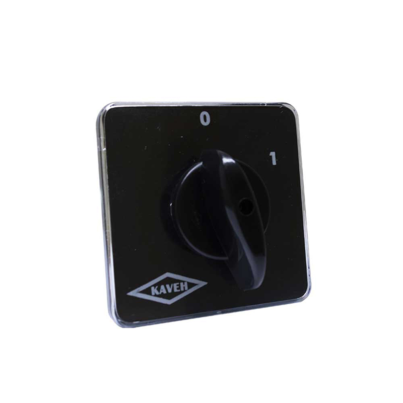 صفحه و دستگیره معمولی کلید گردان 25 آمپر کاوه صفحه و دستگیره معمولی کلید گردان 25 آمپر کاوه